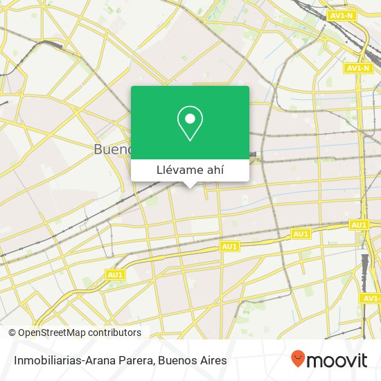 Mapa de Inmobiliarias-Arana Parera