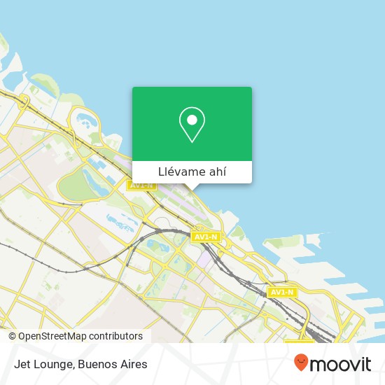 Mapa de Jet Lounge