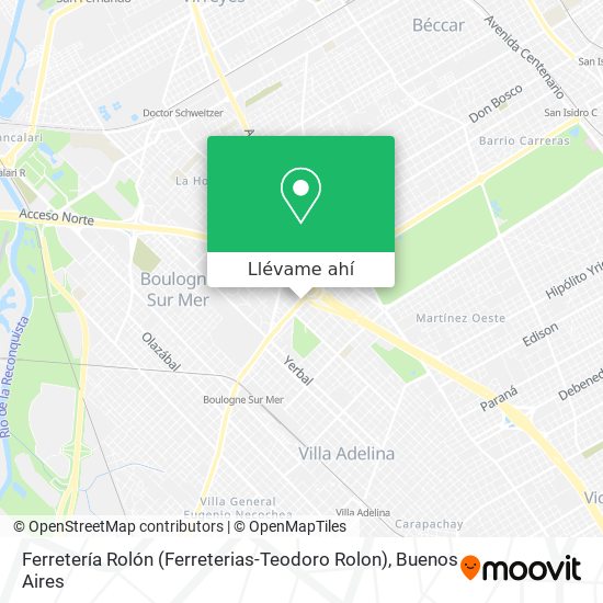 Mapa de Ferretería Rolón (Ferreterias-Teodoro Rolon)