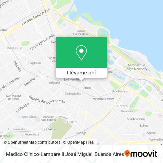 Mapa de Medico Clinico-Lamparelli José Miguel