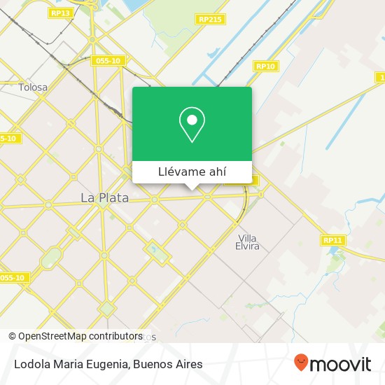 Mapa de Lodola Maria Eugenia