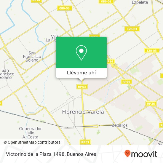 Mapa de Victorino de la Plaza 1498