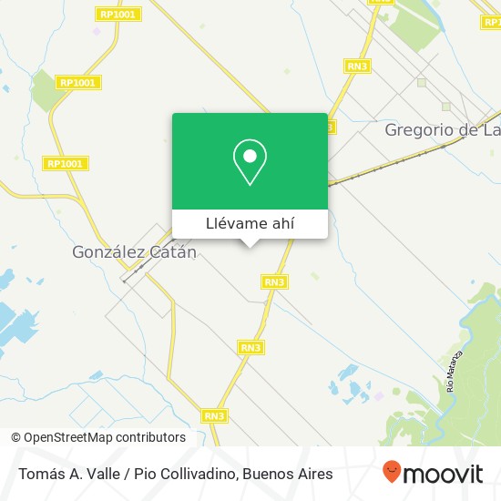 Mapa de Tomás A. Valle / Pio Collivadino