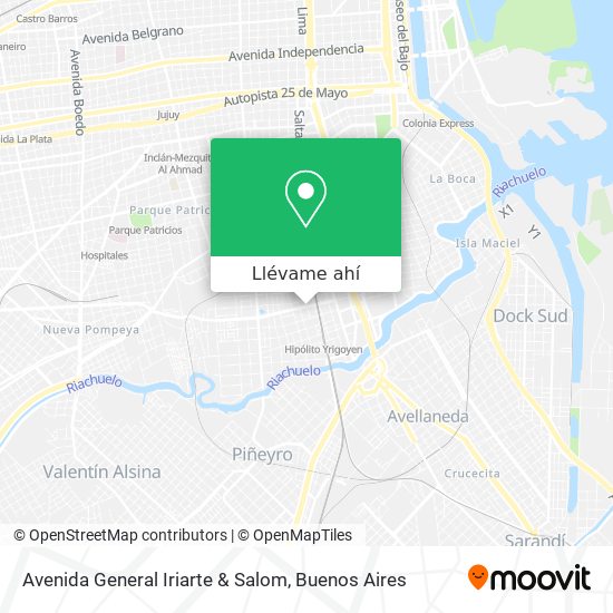 Mapa de Avenida General Iriarte & Salom