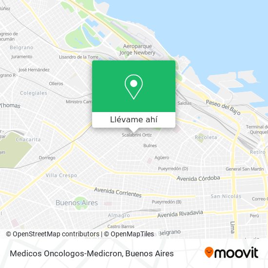 Mapa de Medicos Oncologos-Medicron