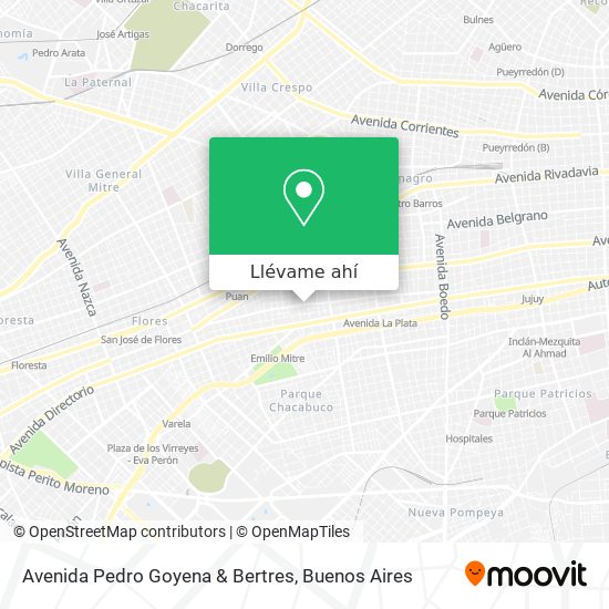 Mapa de Avenida Pedro Goyena & Bertres