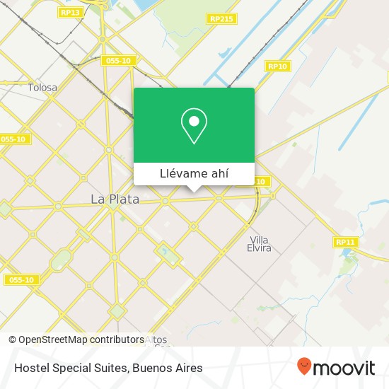 Mapa de Hostel Special Suites