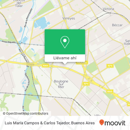 Mapa de Luis María Campos & Carlos Tejedor