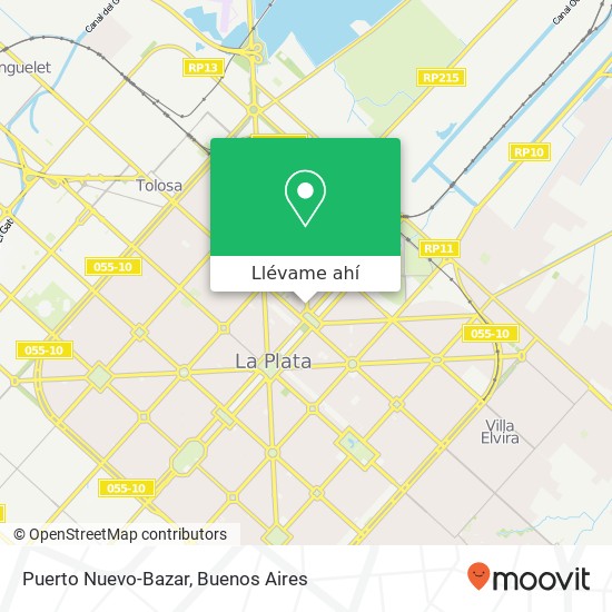 Mapa de Puerto Nuevo-Bazar