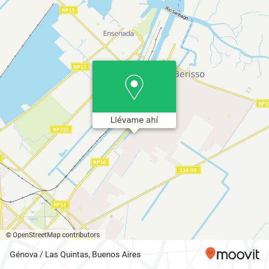 Mapa de Génova / Las Quintas