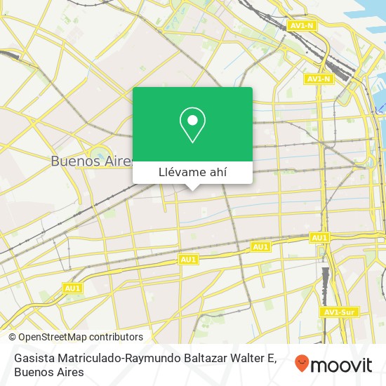 Mapa de Gasista Matriculado-Raymundo Baltazar Walter E