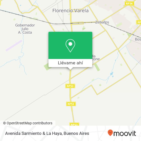Mapa de Avenida Sarmiento & La Haya