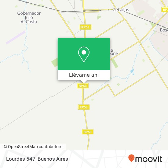Mapa de Lourdes 547