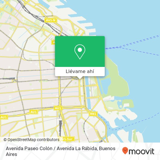 Mapa de Avenida Paseo Colón / Avenida La Rábida