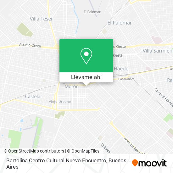 Mapa de Bartolina Centro Cultural Nuevo Encuentro