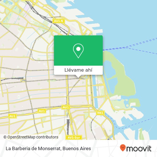 Mapa de La Barberia de Monserrat