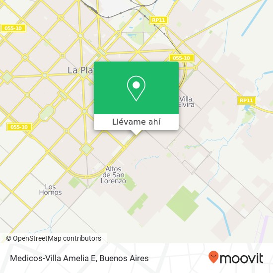 Mapa de Medicos-Villa Amelia E
