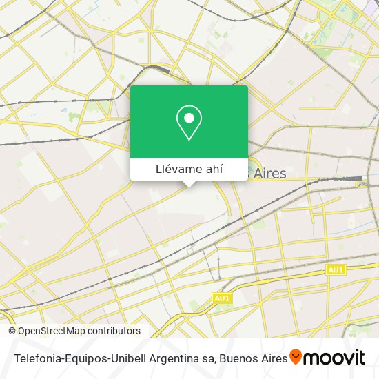 Mapa de Telefonia-Equipos-Unibell Argentina sa