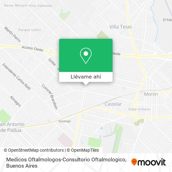 Mapa de Medicos Oftalmologos-Consultorio Oftalmologico