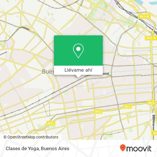 Mapa de Clases de Yoga