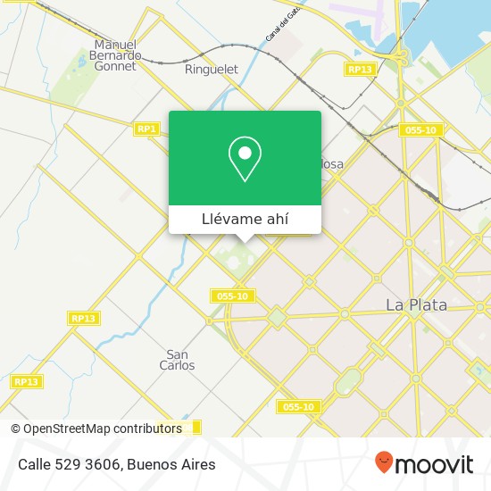 Mapa de Calle 529 3606