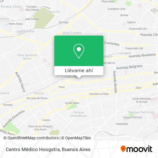 Mapa de Centro Médico Hoogstra