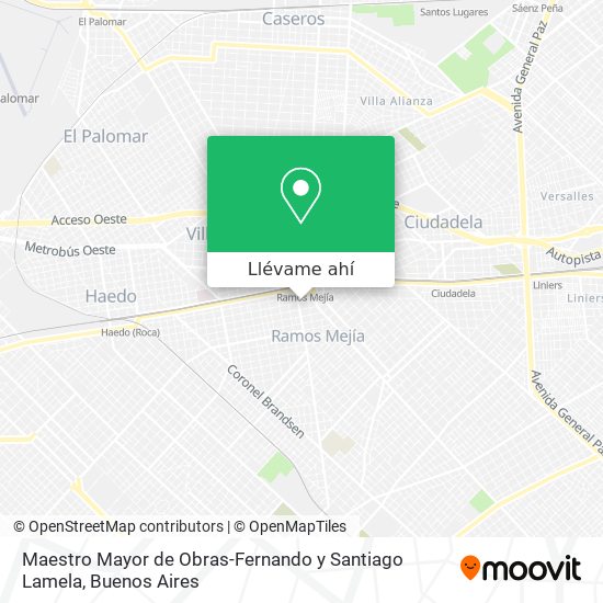 Mapa de Maestro Mayor de Obras-Fernando y Santiago Lamela