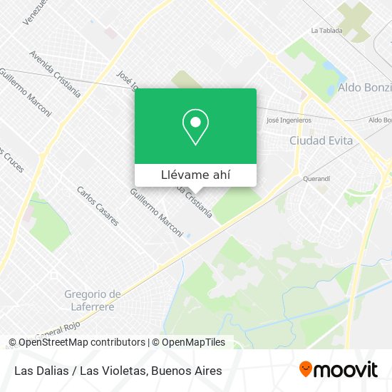 Mapa de Las Dalias / Las Violetas