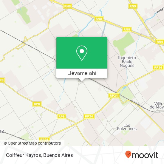 Mapa de Coiffeur Kayros