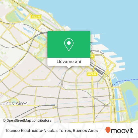 Mapa de Técnico Electricista-Nicolas Torres