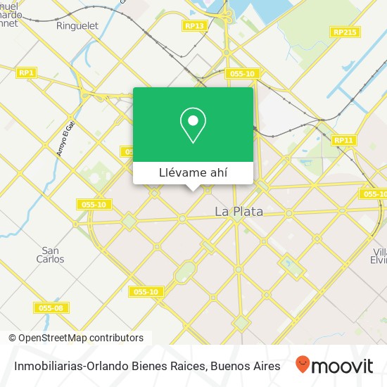 Mapa de Inmobiliarias-Orlando Bienes Raices