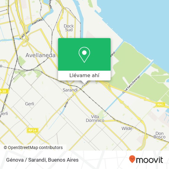 Mapa de Génova / Sarandí