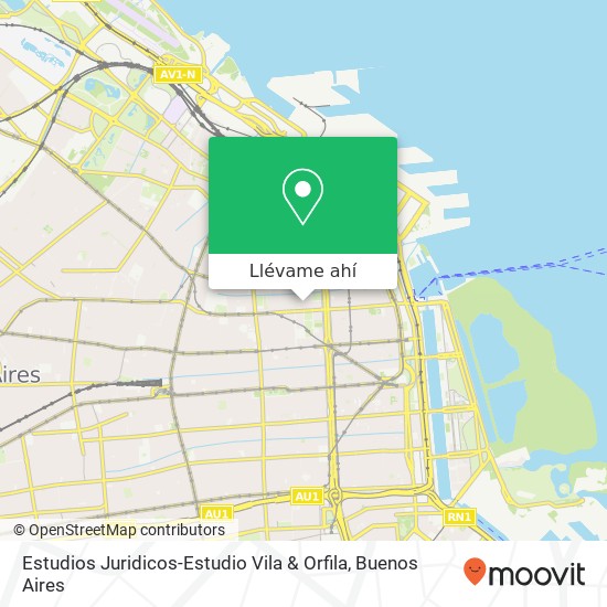 Mapa de Estudios Juridicos-Estudio Vila & Orfila