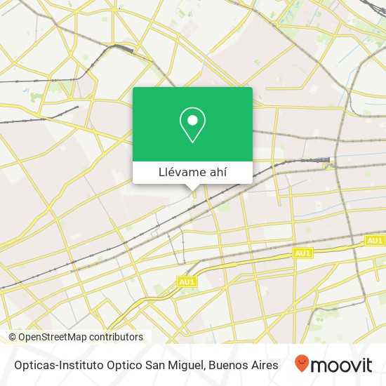 Mapa de Opticas-Instituto Optico San Miguel