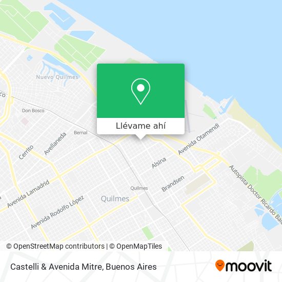 Mapa de Castelli & Avenida Mitre