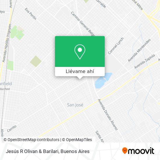 Mapa de Jesús R Olivan & Barilari