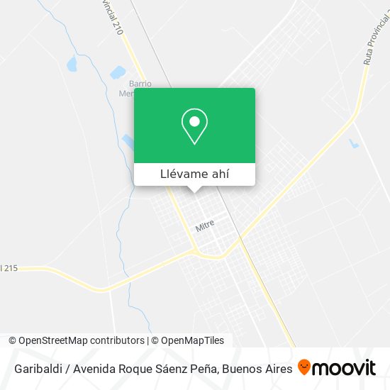 Mapa de Garibaldi / Avenida Roque Sáenz Peña