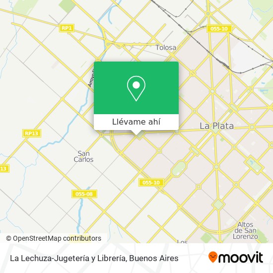 Mapa de La Lechuza-Jugetería y Librería