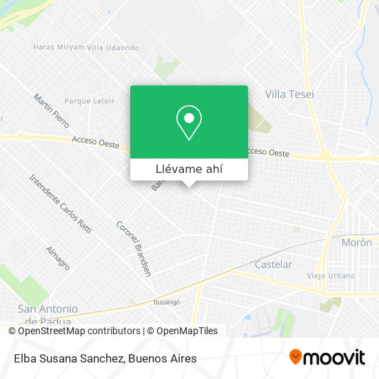 Mapa de Elba Susana Sanchez