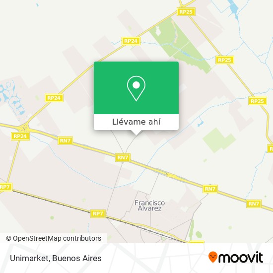 Mapa de Unimarket