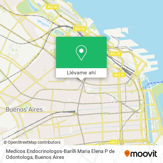 Mapa de Medicos Endocrinologos-Barilli Maria Elena P de Odontologa