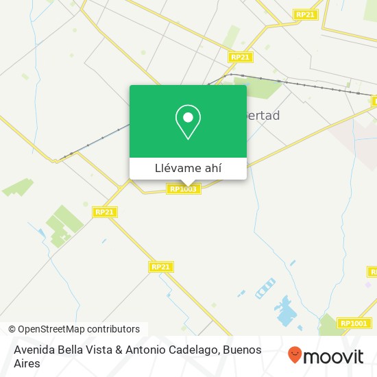 Mapa de Avenida Bella Vista & Antonio Cadelago