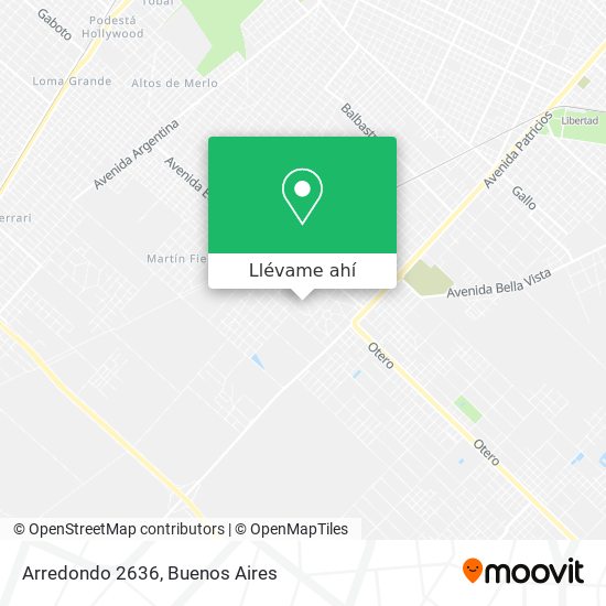 Mapa de Arredondo 2636