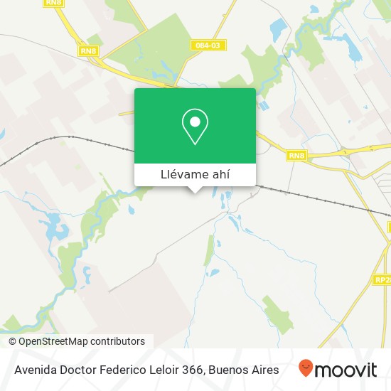 Mapa de Avenida Doctor Federico Leloir 366