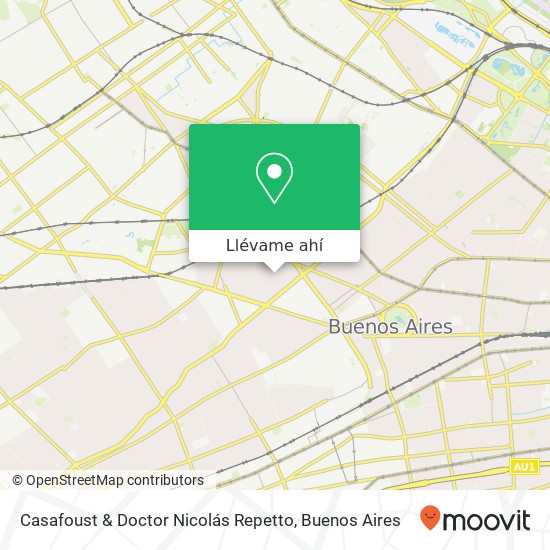 Mapa de Casafoust & Doctor Nicolás Repetto