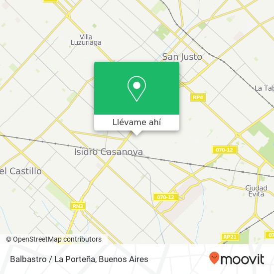 Mapa de Balbastro / La Porteña
