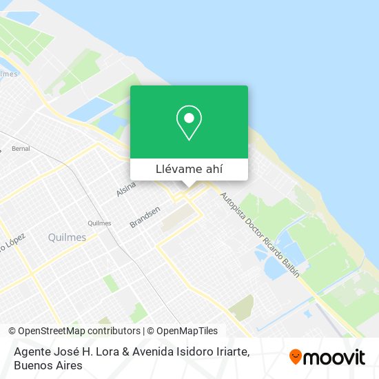 Mapa de Agente José H. Lora & Avenida Isidoro Iriarte