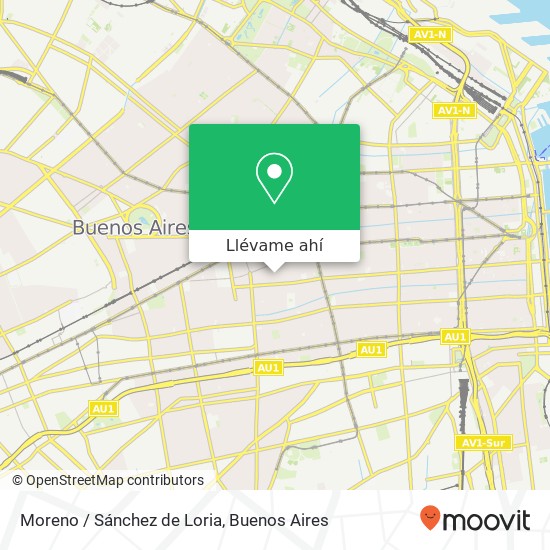 Mapa de Moreno / Sánchez de Loria