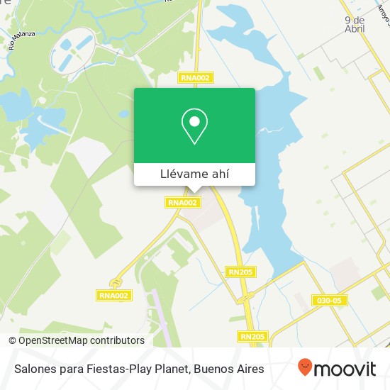 Mapa de Salones para Fiestas-Play Planet