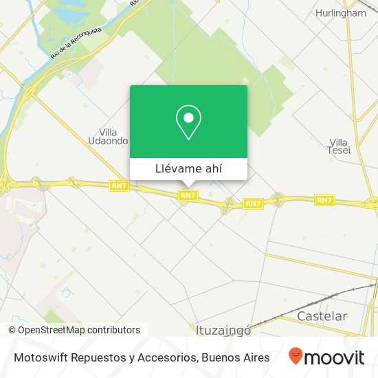 Mapa de Motoswift Repuestos y Accesorios